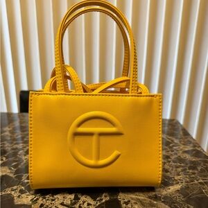 Telfar Small Shopping Bag-Yellow